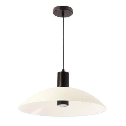 Pendul cu cablu TEDIN 1xGU10/15W/230V alb/negru