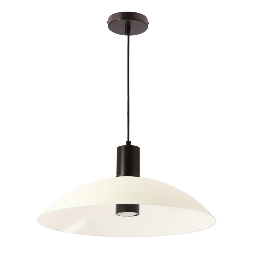 Pendul cu cablu TEDIN 1xGU10/15W/230V alb/negru