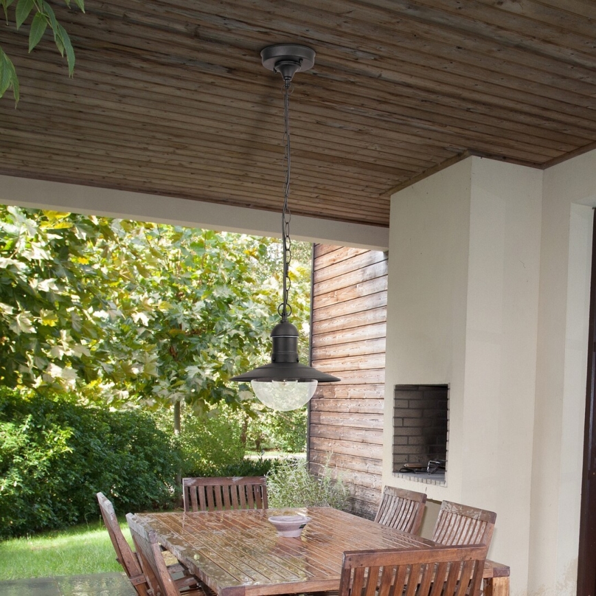 Pendul de exterior 1xE27/60W negru IP44 Rabalux