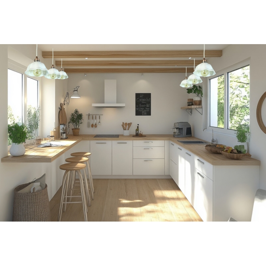 Pendul din porțelan cu cablu 1xE27/60W/230V - Bohemia-Design