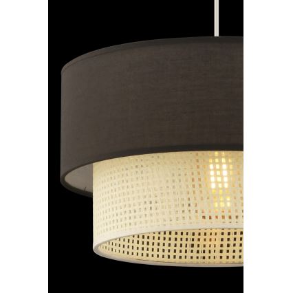 Pendul ECHO pe cablu 1xE27/60W/230V, maro/crem