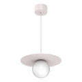 Pendul FLAT pe cablu, 1xE27/15W/230V, crem