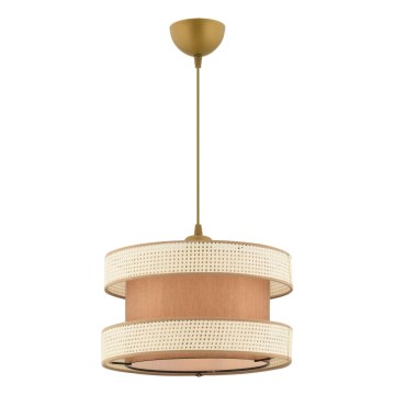 Pendul HALO, 1x E27/60W/230V, maro/crem