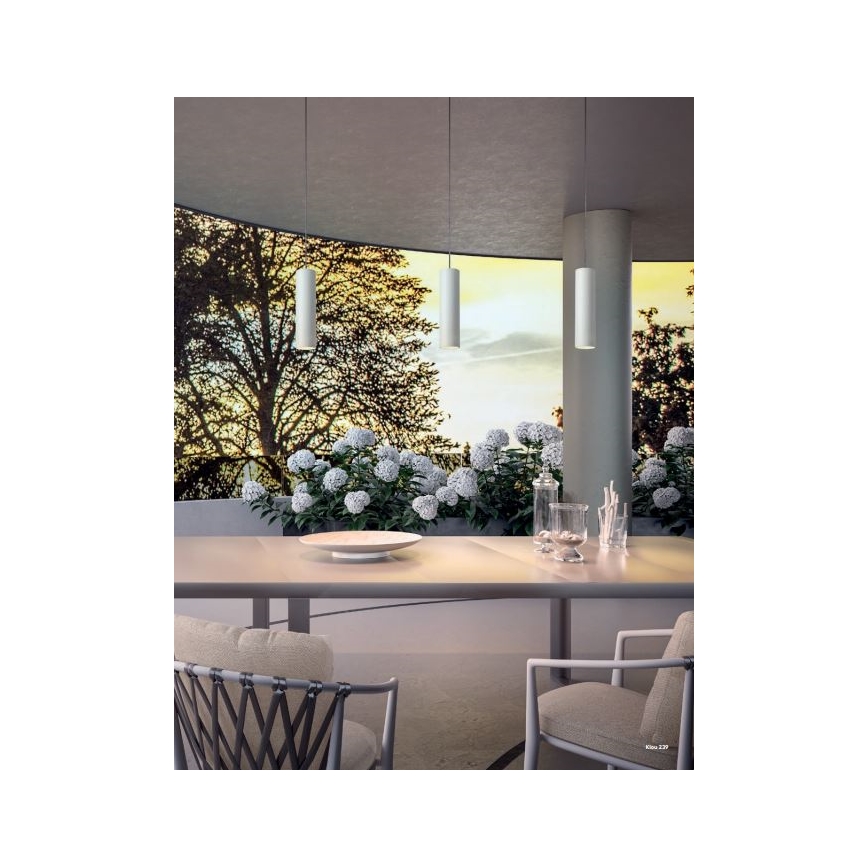 Pendul LED de exterior KLOU LED/9W/230V IP54 alb Redo 90570