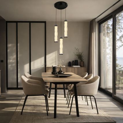 Pendul LED pe cablu CORTE LED/25W/230V negru