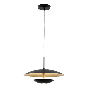 Pendul LED pe cablu MONICA LED/16W/230V negru/auriu