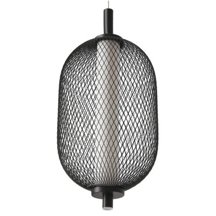 Pendul LED pe cablu PUMA LED/10W/230V diam. 15 cm negru