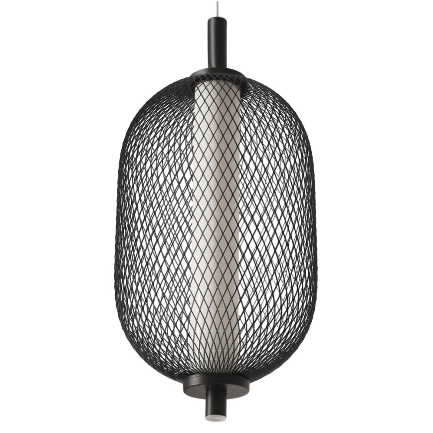 Pendul LED pe cablu PUMA LED/10W/230V diam. 15 cm negru