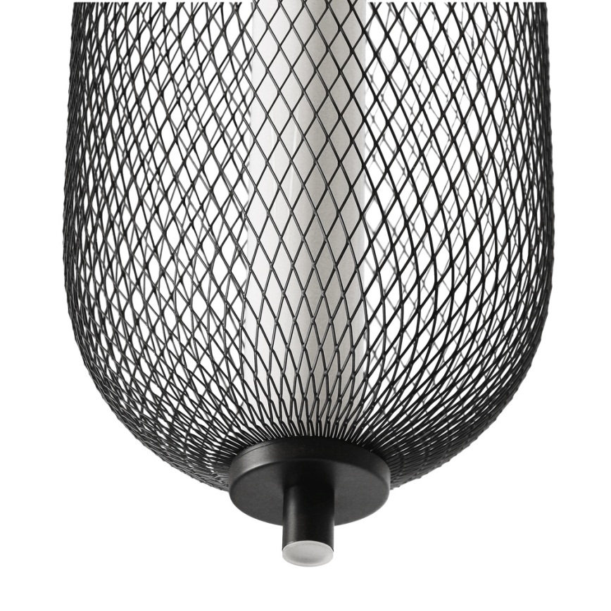 Pendul LED pe cablu PUMA LED/10W/230V diam. 15 cm negru