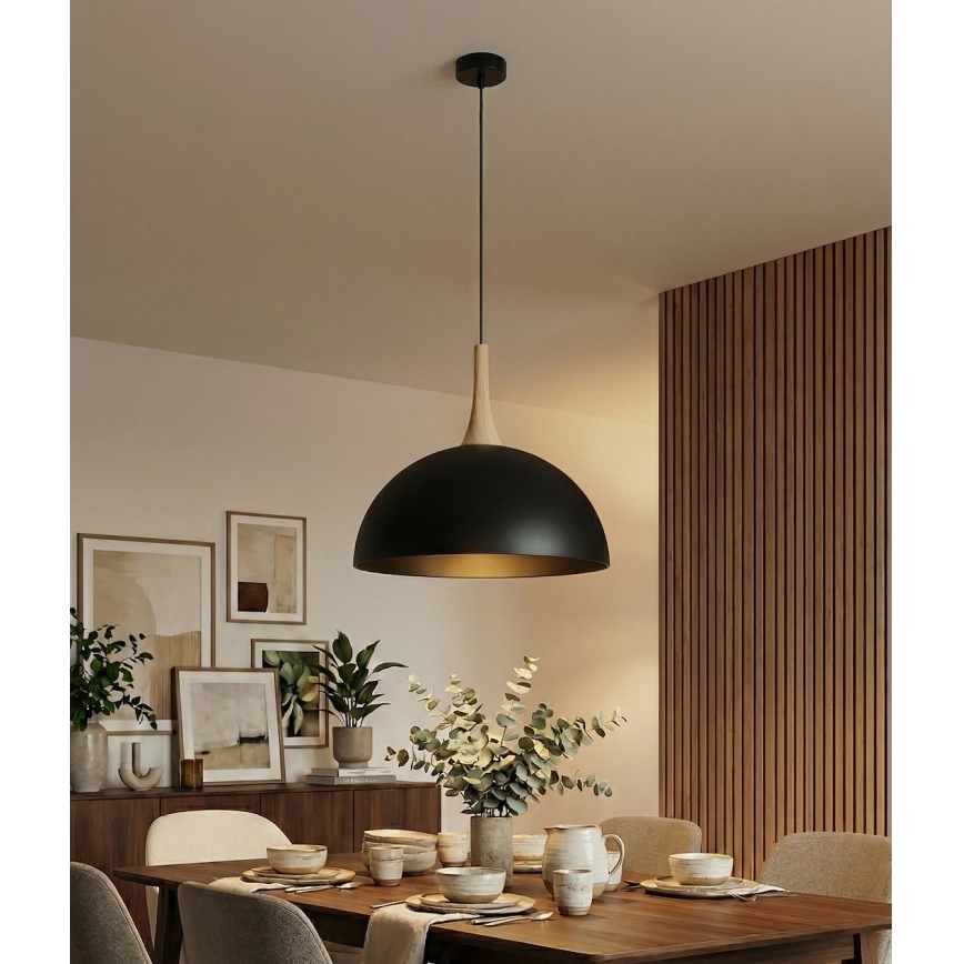 Pendul NAUTICA pe cablu, 1xGX53/12W/230V, negru