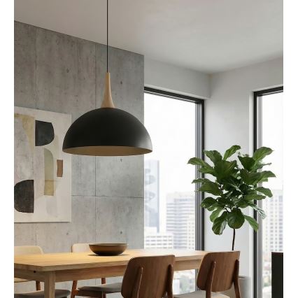 Pendul NAUTICA pe cablu, 1xGX53/12W/230V, negru