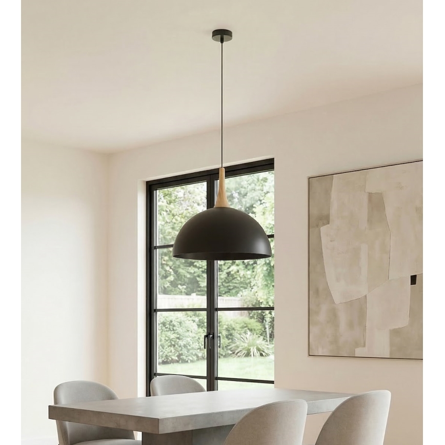 Pendul NAUTICA pe cablu, 1xGX53/12W/230V, negru