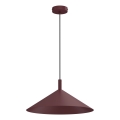 Pendul pe cablu ANEGA 1x soclu GX53/15W/230V, Ø 40 cm, bordo