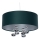 Pendul pe cablu BUBBLE 1xE27/60W/230V, Ø 40 cm, verde