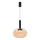 Pendul pe cablu BUENO 1xGX53/9W/230V Ø 25 cm, bej fumuriu