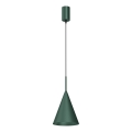 Pendul pe cablu CAPITAL 1xGX53/15W/230V, Ø 17 cm, verde