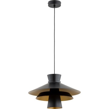 Pendul pe cablu CELESTE 1xE27/15W/230V negru