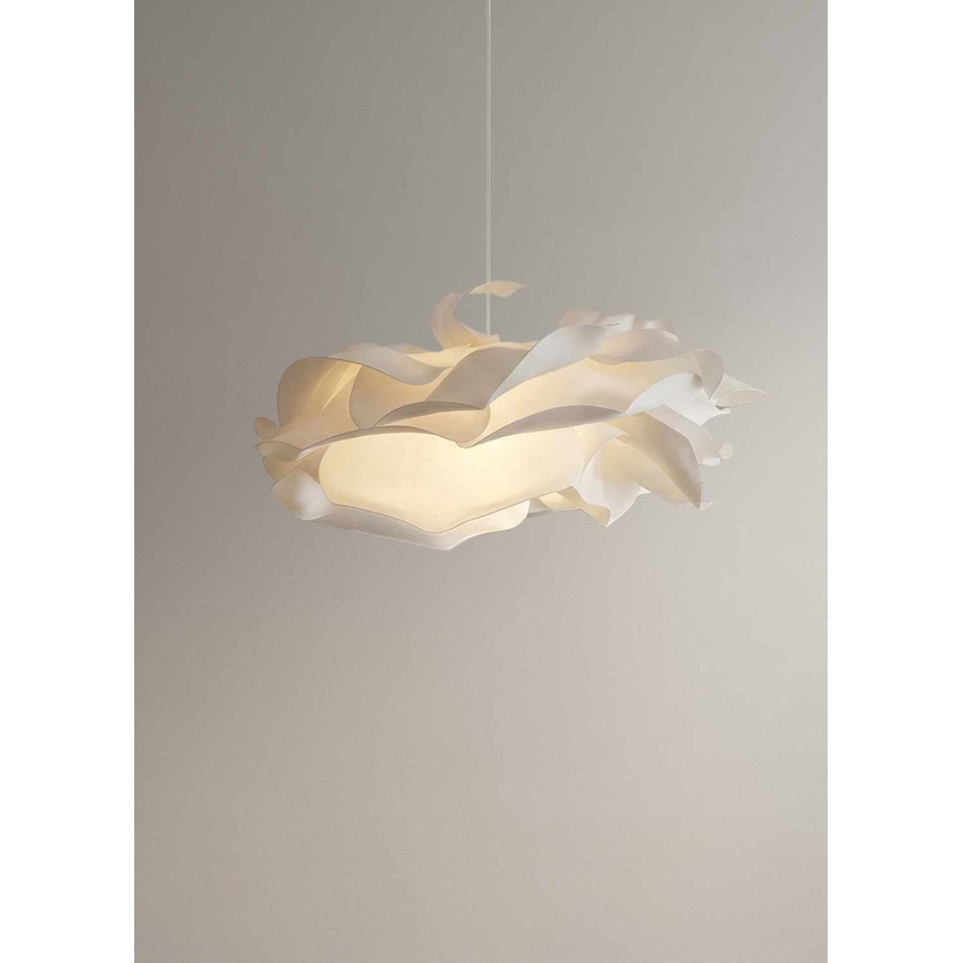 Pendul pe cablu CLOUDY 1xE27/40W/230V alb