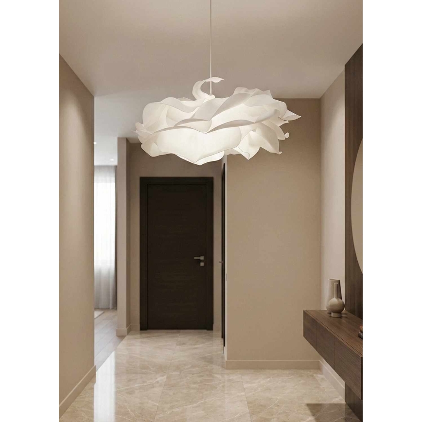 Pendul pe cablu CLOUDY 1xE27/40W/230V alb