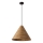 Pendul pe cablu CONO 1xE27/40W/230V, furnir din stejar