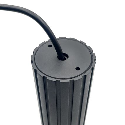 Pendul pe cablu CRISPINA 1xGU10/10W/230V negru - Brilagi