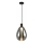 Pendul pe cablu DENSO 1x G9/5W/230V Ø 20 cm, crom negru