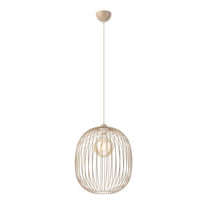 Pendul pe cablu DESTELLO, 1xE27/15W/230V, Ø 33 cm, bej