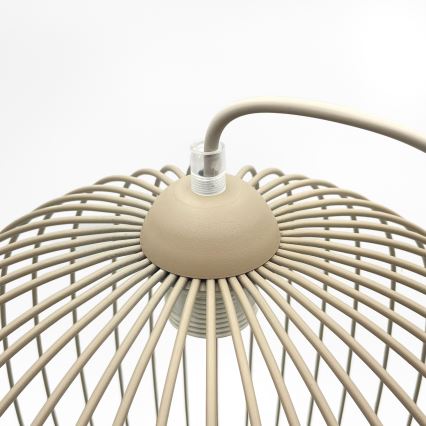 Pendul pe cablu DESTELLO, 1xE27/15W/230V, Ø 33 cm, bej