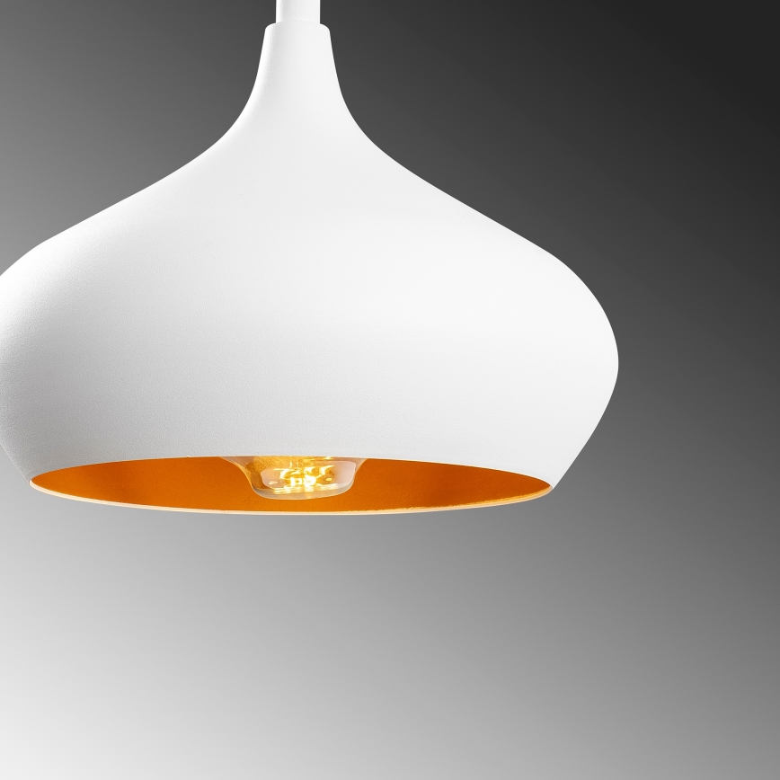 Pendul pe cablu DODO 1xE27/40W/230V, alb