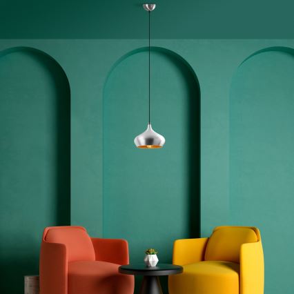 Pendul pe cablu DODO 1xE27/40W/230V crom mat