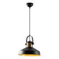 Pendul pe cablu DODO 1xE27/40W/230V negru/bronz
