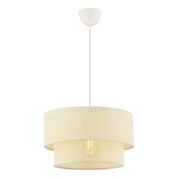 Pendul pe cablu ECHO 1xE27/60W/230V crem