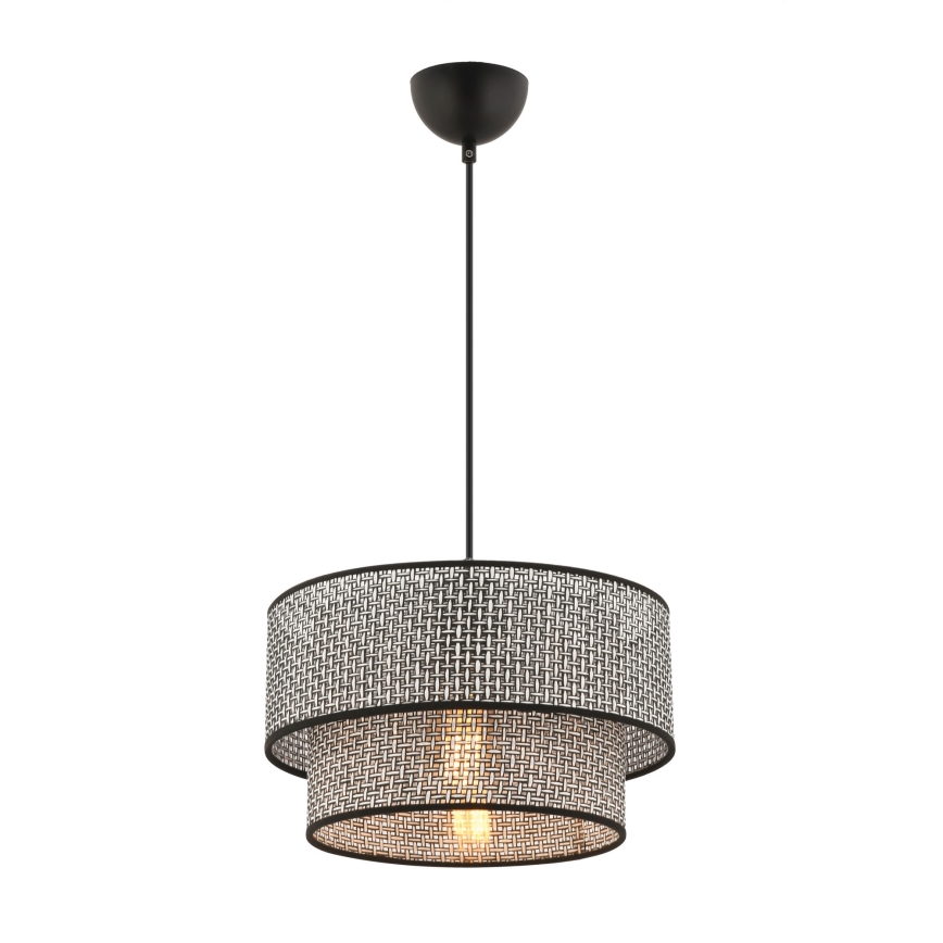 Pendul pe cablu ECHO 1xE27/60W/230V gri/negru