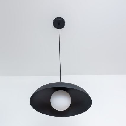 Pendul pe cablu ECLIPSE, 1xE27/15W/230V, negru
