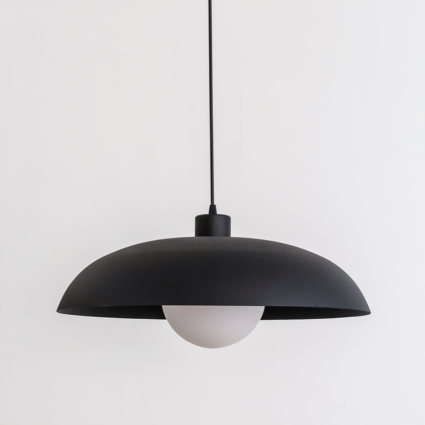 Pendul pe cablu ECLIPSE, 1xE27/15W/230V, negru