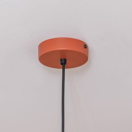 Pendul pe cablu ETNA II 1xE27/15W/230V Ø 25 cm portocaliu