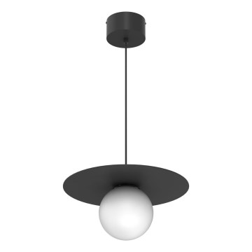 Pendul pe cablu FLAT, 1x E27, 15W, 230V, negru