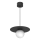Pendul pe cablu FLAT, 1x E27, 15W, 230V, negru