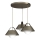 Pendul pe cablu FUNDA 3xE27/15W/230V bronz