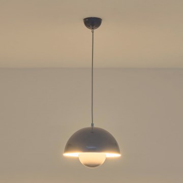 Pendul pe cablu JARDEN 1xE27/15W/230V gri