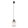 Pendul pe cablu LIZA 1xE27/15W/230V negru/auriu