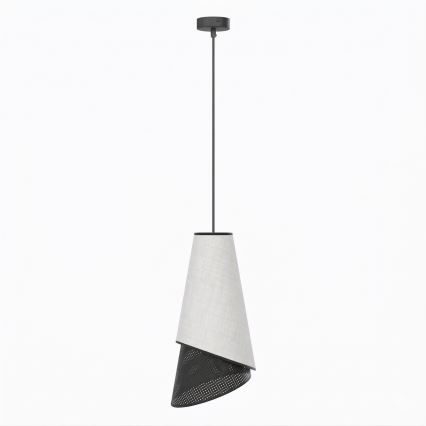 Pendul pe cablu MODA 1xE27/15W/230V gri/negru