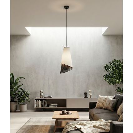 Pendul pe cablu MODA 1xE27/15W/230V gri/negru