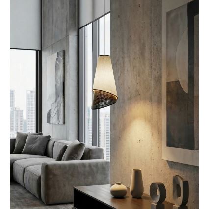 Pendul pe cablu MODA 1xE27/15W/230V gri/negru