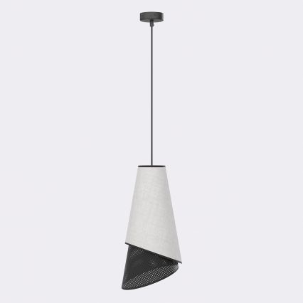 Pendul pe cablu MODA 1xE27/15W/230V gri/negru