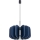 Pendul pe cablu MULA 1xE27/15W/230V Ø 45 cm albastru