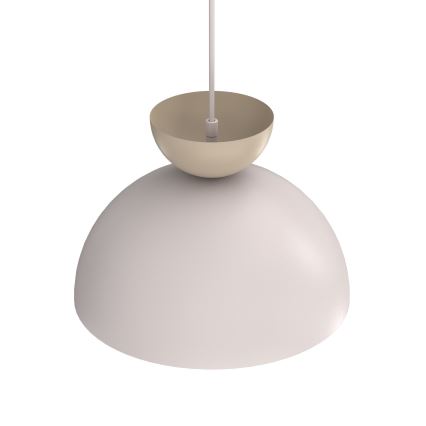Pendul pe cablu NEVIS 1xE27/15W/230V, diam. 29 cm, crem