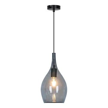 Pendul pe cablu NEXT 1xE27/40W/230V negru fumuriu