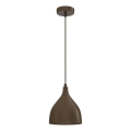 Pendul pe cablu NOAK CLASSIC, 1xE27/15W/230V, maro