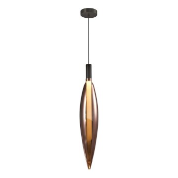 Pendul pe cablu NORDIC 1xG9/5W/230V negru/cupru